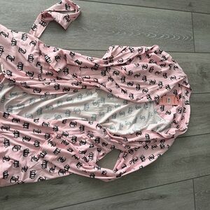 Juicy Couture Pink Top with Black Logo